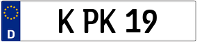 Truck License Plate